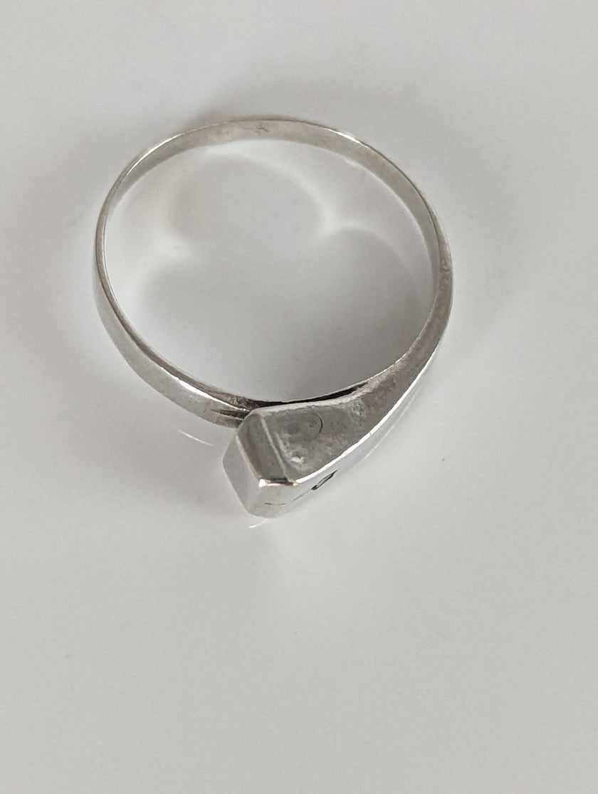 925 Silver Hoof Nail Ring – Handmade Equestrian Gift for Him or Her