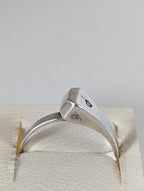 925 Silver Hoof Nail Ring – Handmade Equestrian Gift for Him or Her