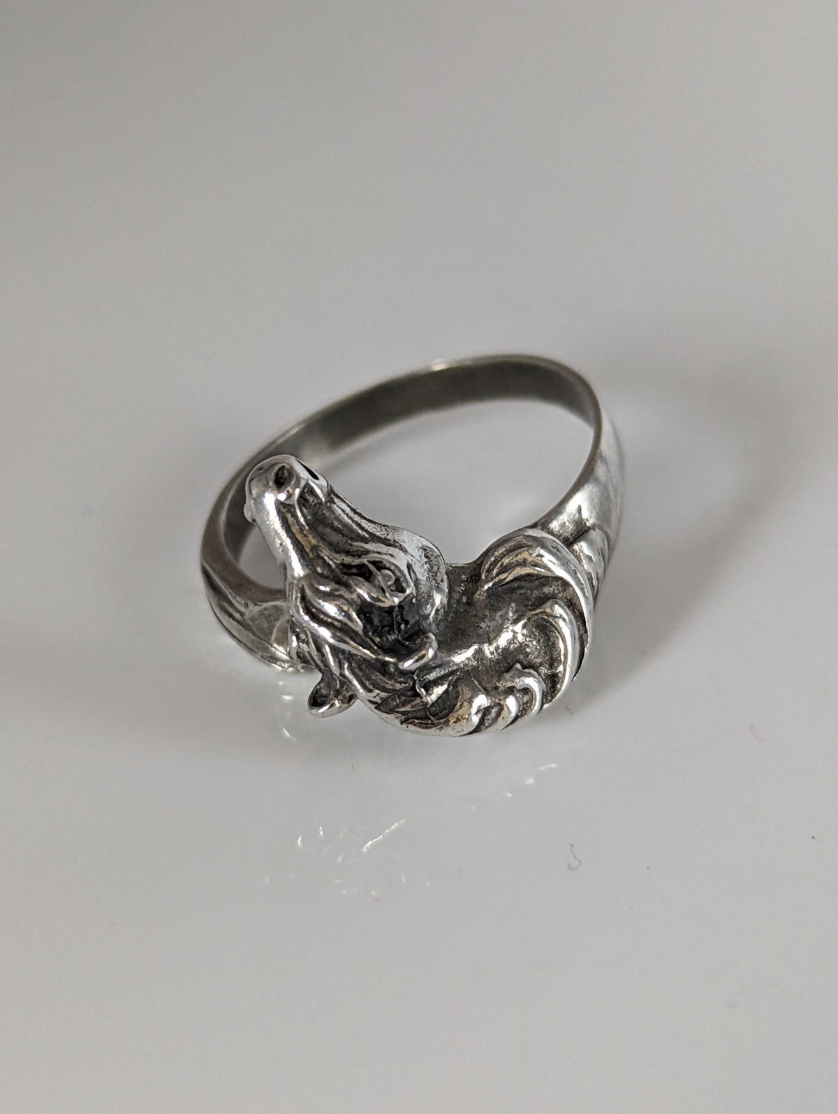 925 Silver Steed Horse Head Ring – Bold Equestrian Statement for Him or Her