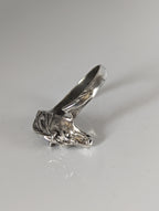 925 Silver Steed Horse Head Ring – Bold Equestrian Statement for Him or Her