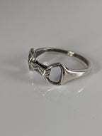 925 Silver Snaffle Bit Ring – Equestrian Jewellery for Him & Her