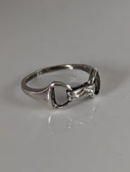 925 Silver Snaffle Bit Ring – Equestrian Jewellery for Him & Her