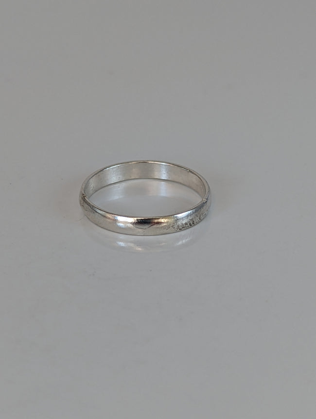 Bague unie en argent 925 – Bague minimaliste unisexe d'inspiration équestre