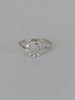 925 Silver Horseshoe Ring with Zirconia – Lucky Equestrian Gift