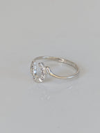 925 Silver Horseshoe Ring with Zirconia – Lucky Equestrian Gift