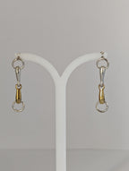Silver Steed Snaffle Bit Stud Earrings