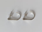 Silver Steed Hoofnail Stud Earrings