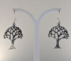 Silver Steed Fruit Tree Dangling Earrings