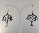 Silver Steed Fruit Tree Dangling Earrings