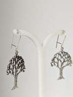 Silver Steed Fruit Tree Dangling Earrings