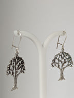 Silver Steed Fruit Tree Dangling Earrings
