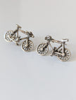 Silver Steed Bicycles Stud Earrings