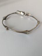 Silver Steed All about hoofnails bangle