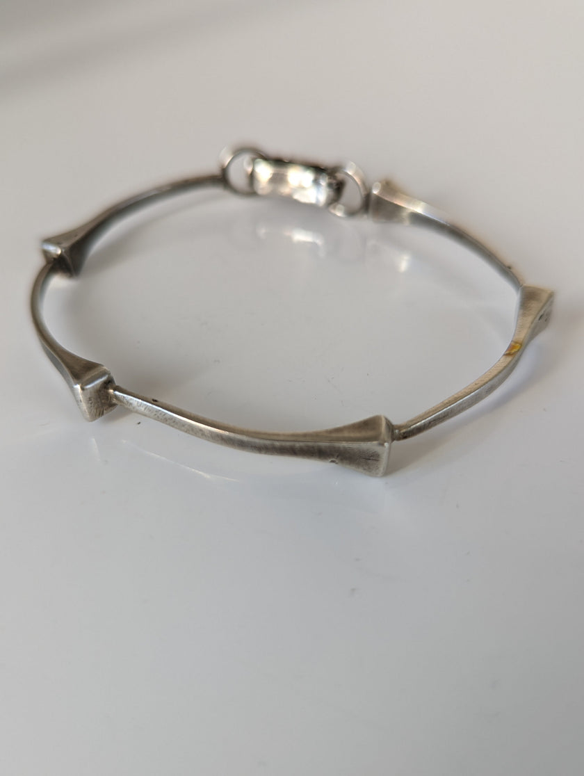 Silver Steed All about hoofnails bangle