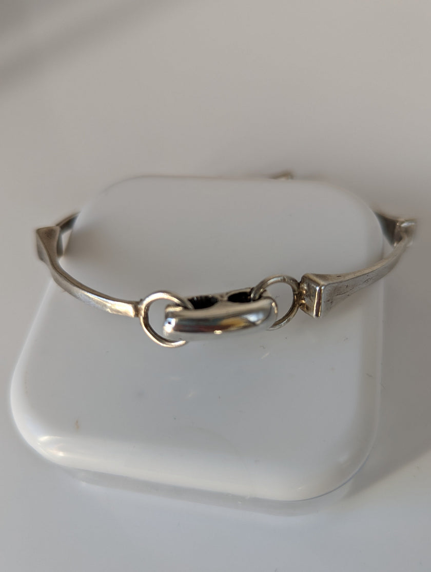 Silver Steed All about hoofnails bangle