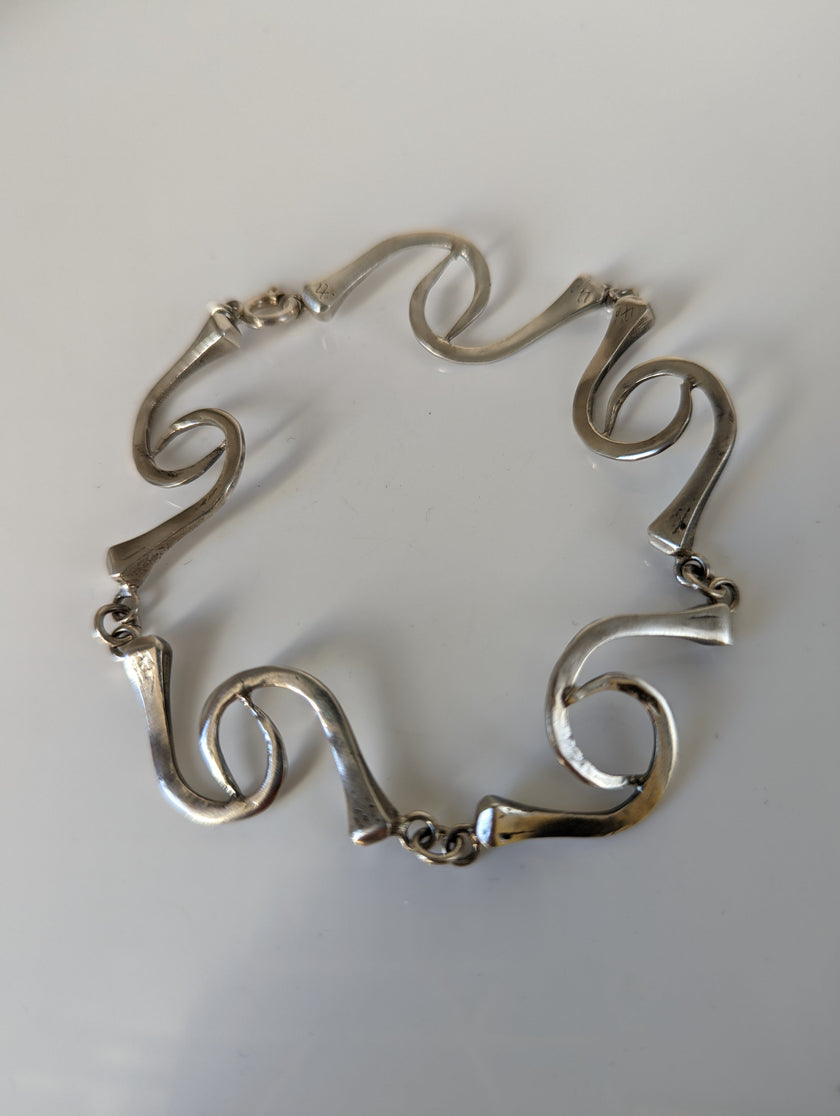 Silver Steed All about hoofnails bracelet