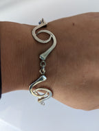 Silver Steed All about hoofnails bracelet