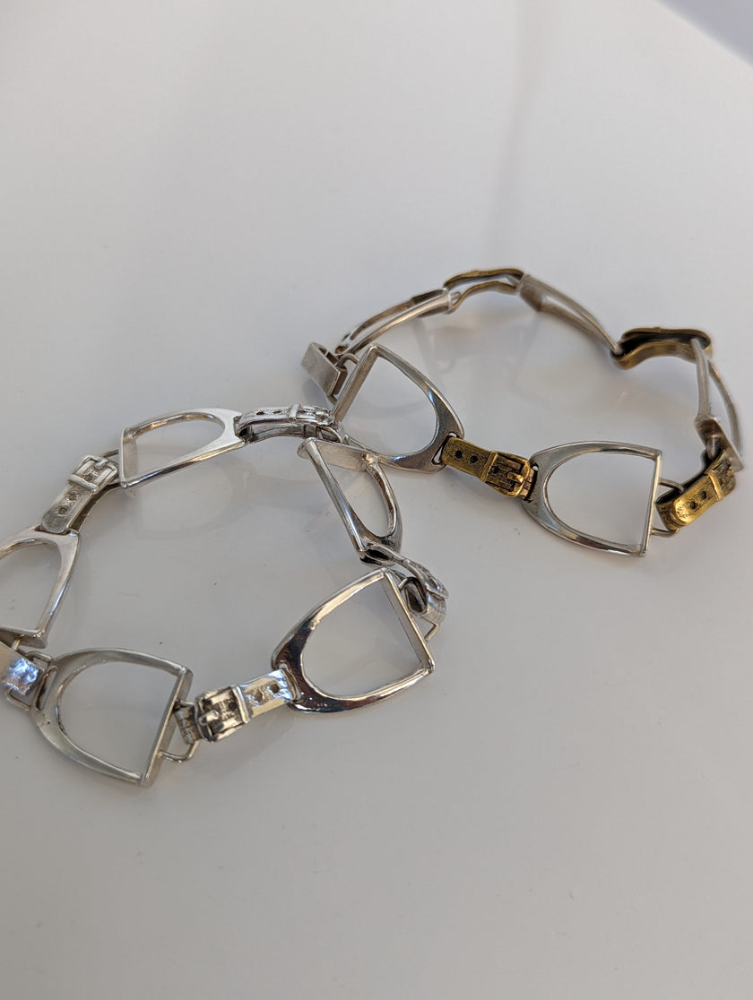 Silver Steed All About Stirrups Bracelet