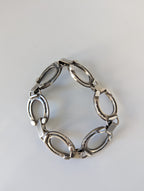 Silver Steed Horseshoe Bracelet 2