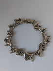 Silver Steed Silver Galloping Horses Bracelet