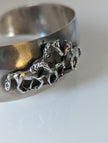 Silver Steed 3D Herd Bangle