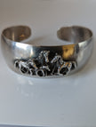 Silver Steed 3D Herd Bangle