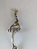 Silver Steed Large Two Tone Silver French Link Snaffle Bracelet