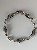 Silver Steed 3D Horse Head Bracelet