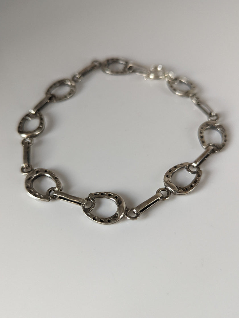 Silver Steed All About Horseshoe Silver Bracelet