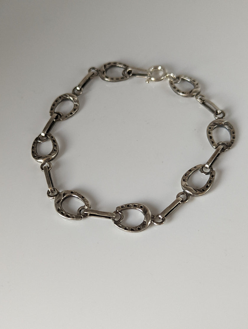 Silver Steed All About Horseshoe Silver Bracelet