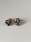 Silver Steed Pine Cone Stud Earrings
