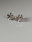 Silver Steed Clover Stud Earrings