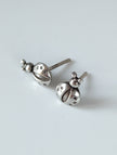 Silver Steed Spotted Ladybird Stud Earrings