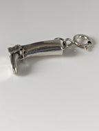 Silver Steed Riding Boot Silver Charm