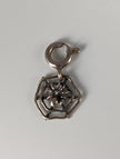 Silver Steed Spider Web Silver Charm