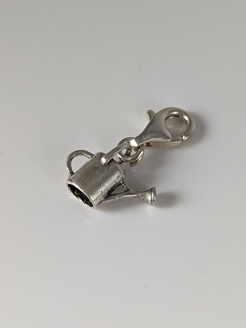Silver Steed Watering Can Silver Charm