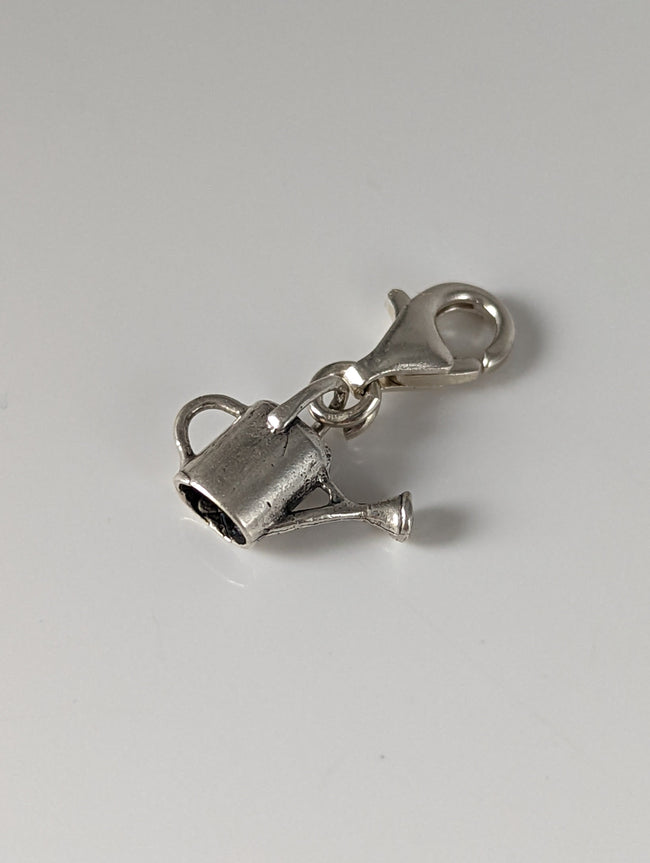 Silver Steed Watering Can Silver Charm