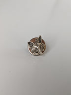 Silver Steed Fox Head Silver Pin