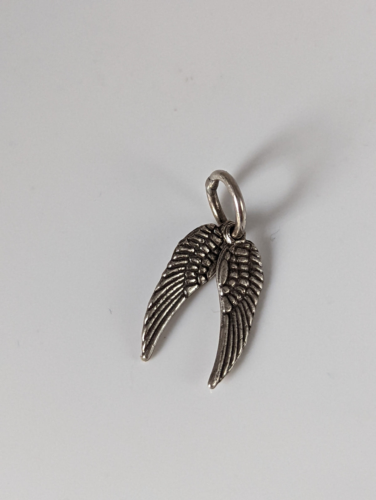Silver Steed Angel Wings Silver Pendant
