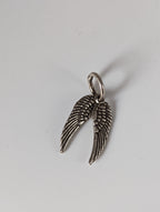 Silver Steed Angel Wings Silver Pendant