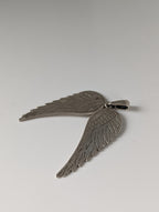 Silver Steed Angel Wings Silver Pendant
