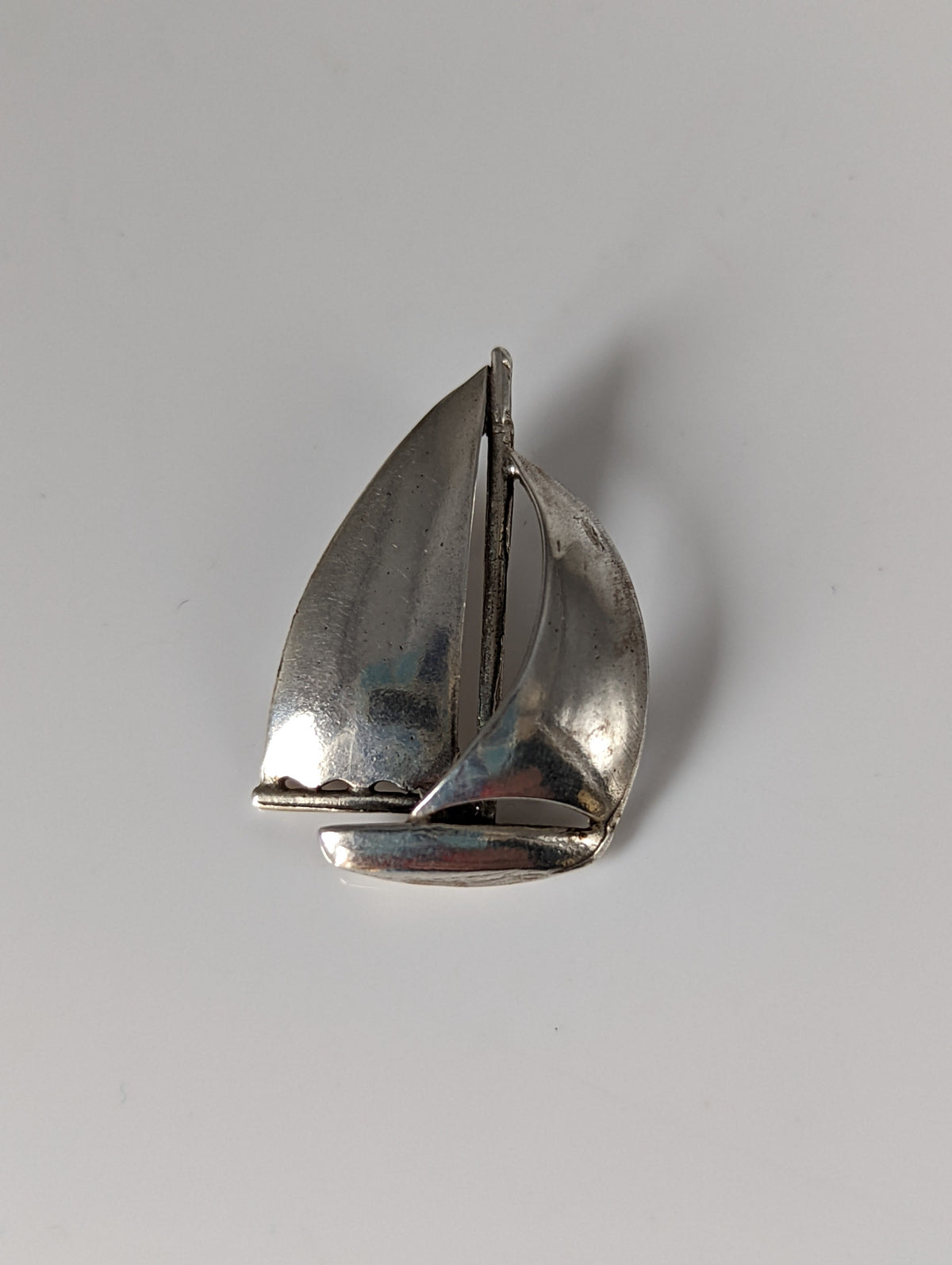 Silver Steed Sailing Boat Silver Pendant