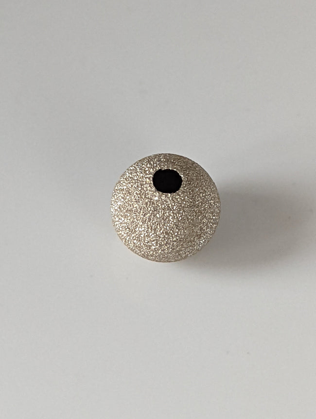 Silver Steed Glitter Ball Silver Pendant/Charm