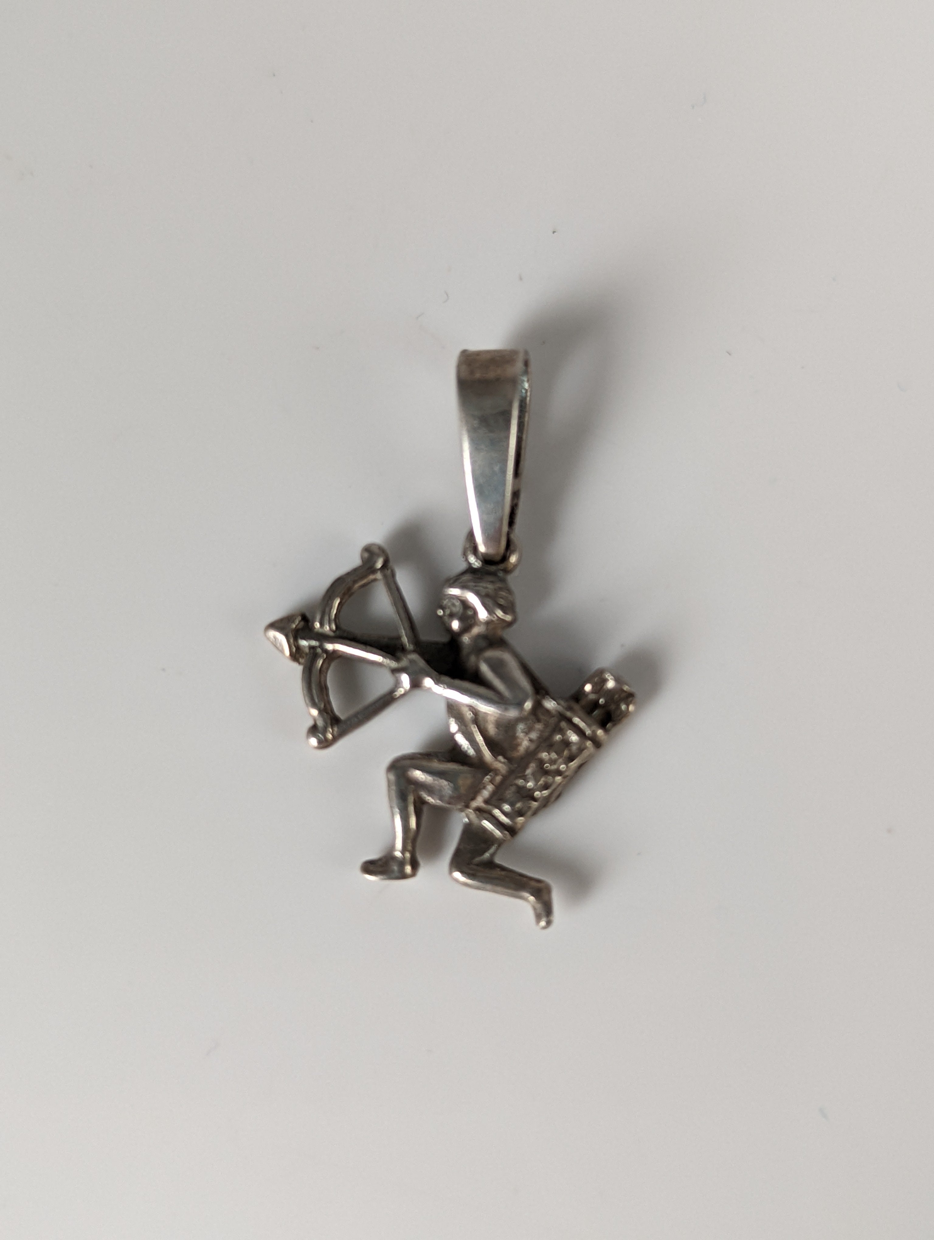 Silver Steed Archer Silver Pendant
