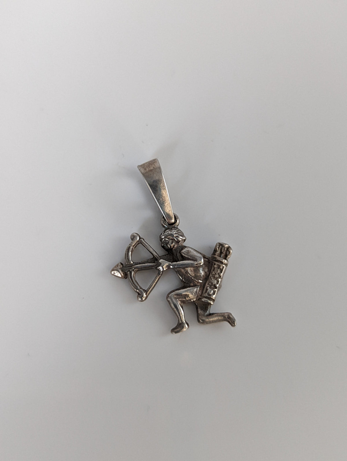 Silver Steed Archer Silver Pendant