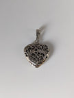Silver Steed Filigree Heart Silver Pendant