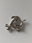 Silver Steed Dancing Dolphins Silver Pendant