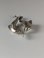 Silver Steed Dancing Dolphins Silver Pendant