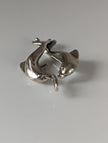 Silver Steed Dancing Dolphins Silver Pendant