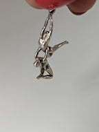 Silver Steed Acrobats Silver Pendant